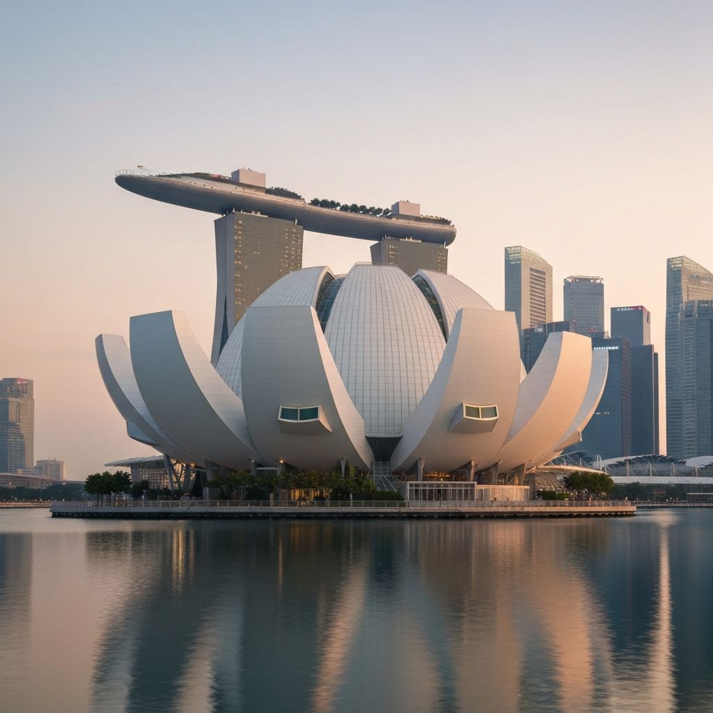 艺术科学博物馆 - 莲花造型建筑